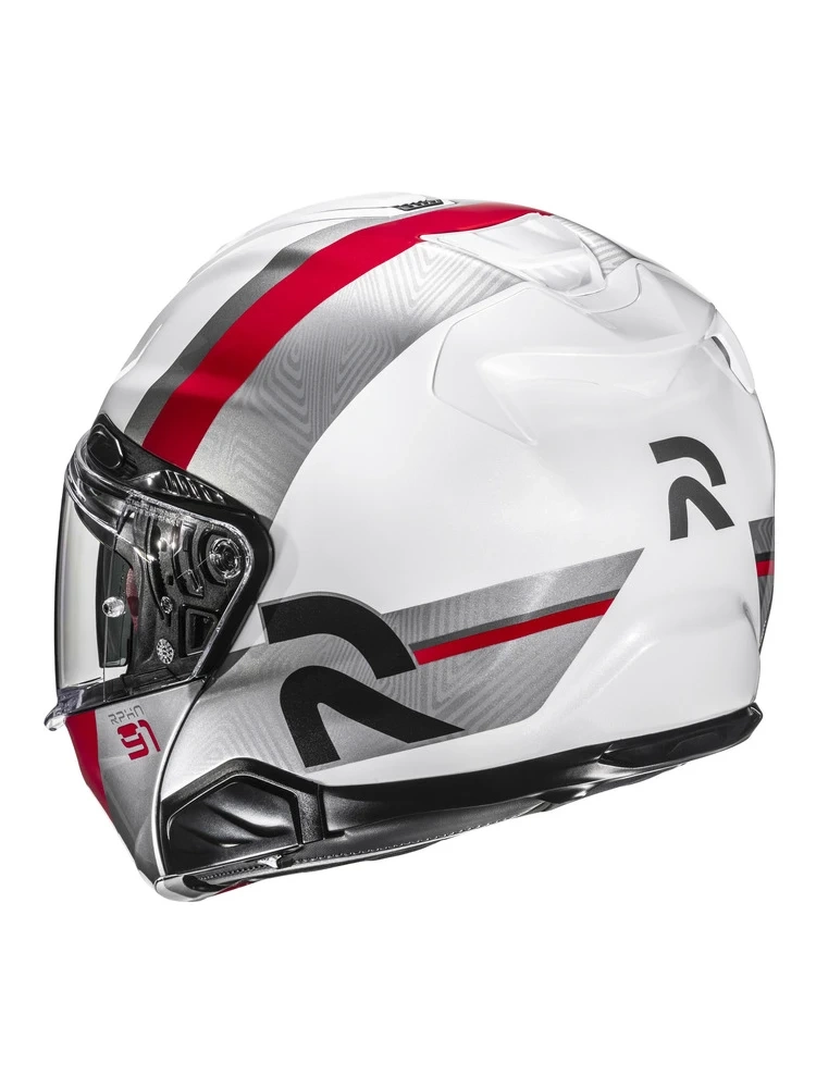 Kask szczękowy HJC RPHA 91 Fensh biało-czerwony