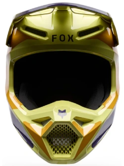 Kask enduro Fox V1 Image Print fioletowo-żółty