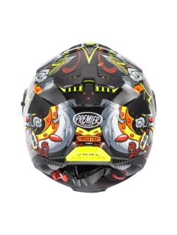 Kask integralny Premier Typhoon LY 12 czarno-żółty