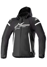 Kurtka motocyklowa tekstylna Alpinestars Zaca czarno-biała