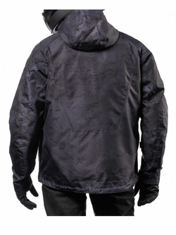 Kurtka motocyklowa tekstylna Icon PDX3 czarno-szara