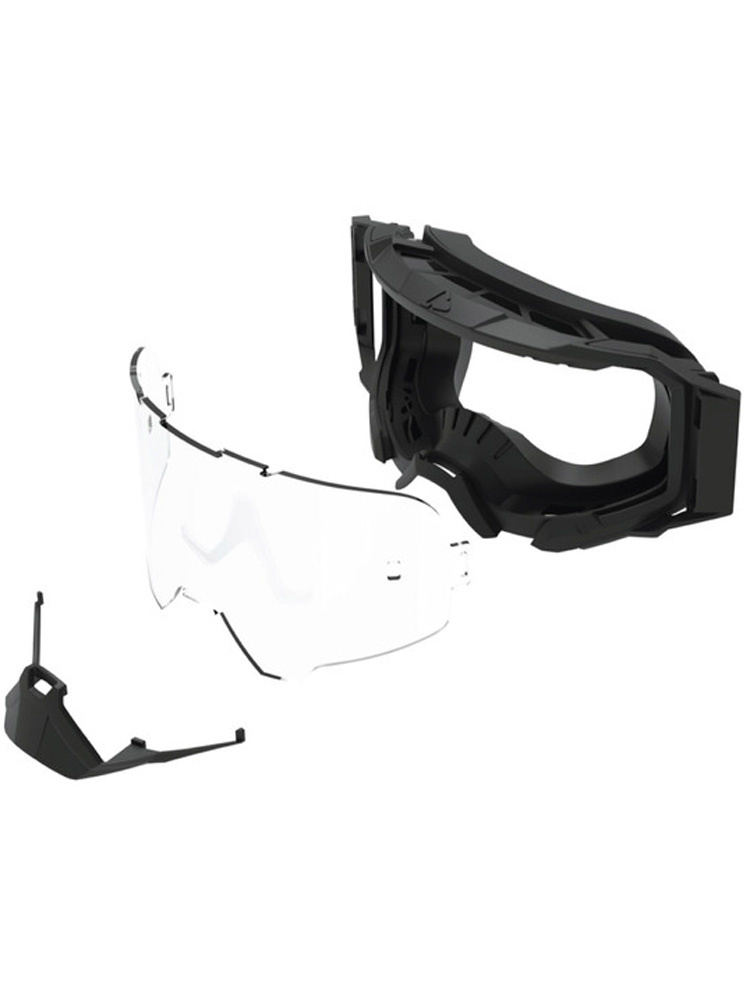 Gogle motocyklowe Leatt 5.5 Iriz z przyciemnianą brązową szybą, czarne-fluo