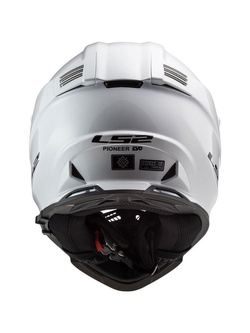 Kask enduro LS2 MX436 Pioneer Evo Solid biały