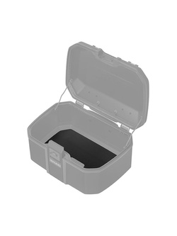 Kufer centralny aluminiowy SHAD TR55 Terra czarny + plastikowa duża płyta montażowa [pojemność: 55 l]