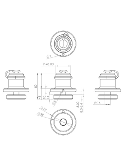 Blokada tarczy hamulcowej Disc Lock Oxford Beast 