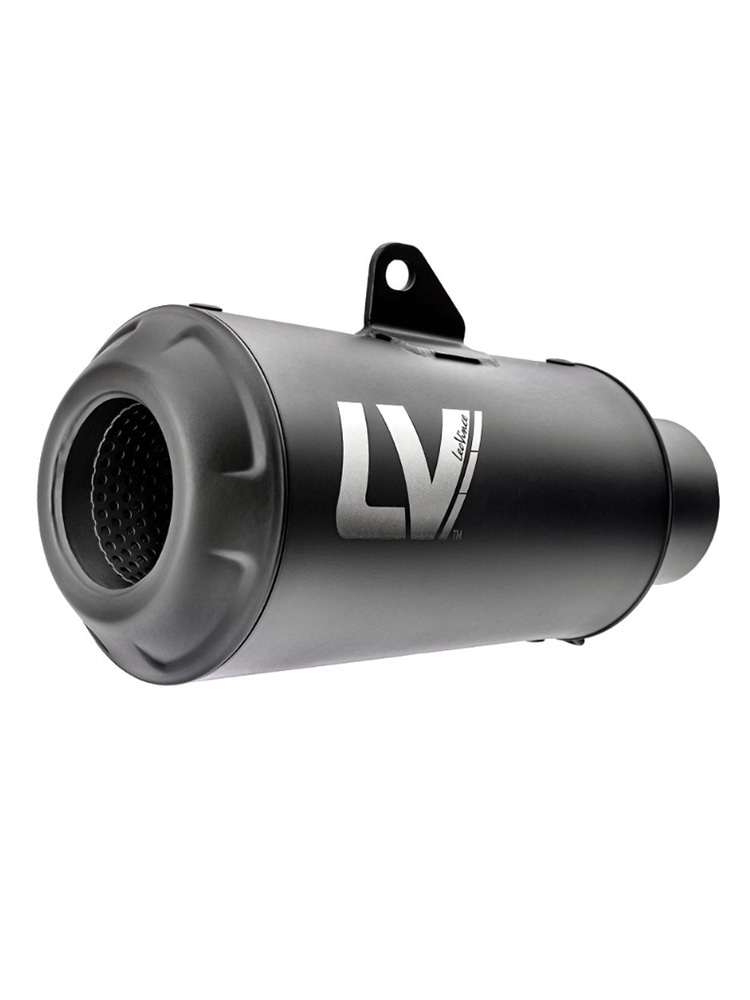 Tłumik motocyklowy LeoVince LV-10 Full Black [Slip-On, Black Stainless Steel] do CF Moto 700 CL-X Heritage / Sport (21-23)