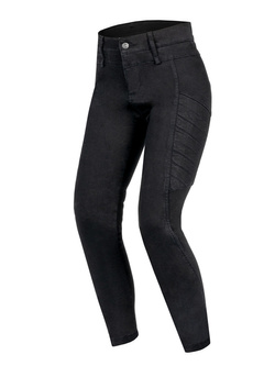Jeansy motocyklowe damskie Rebelhorn Ash czarne