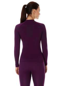 Bluza damska Brubeck Thermo fioletowa