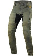 Jeansy motocyklowe Trilobite Parado Slim Fit zielone