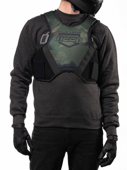 Buzer Icon Field Armor Softcore zielono-szary