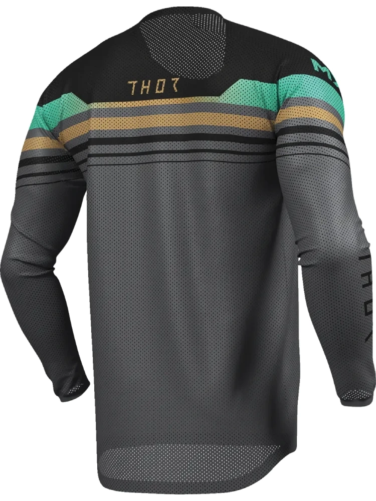Bluza enduro Thor Launchmode Air Raptor czarno-szara