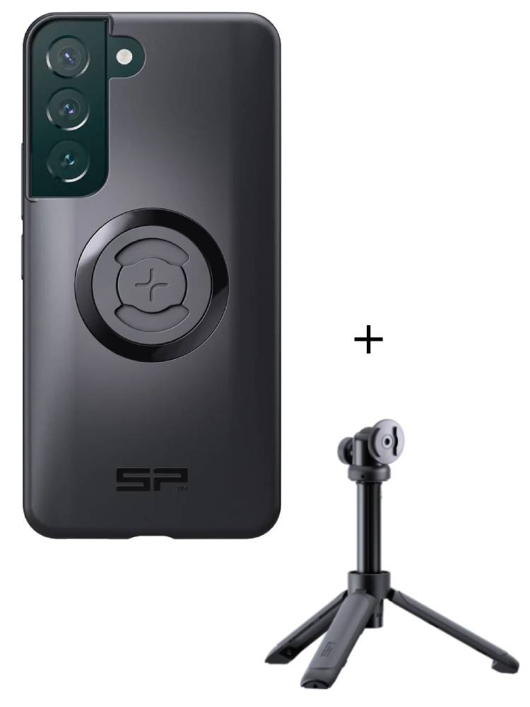 Zestaw: etui na telefon Samsung Galaxy S22 + statyw/selfie stick SPC+ SP Connect