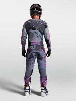 Spodnie cross Alpinestars MX Racer Lone szaro-fioletowe