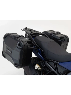Zestaw: kufry boczne DUSC L + stelaże PRO SW-Motech Triumph Tiger (wybrane modele) [poj.: 2 x 41l]