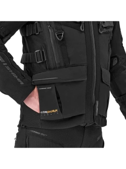 Kurtka motocyklowa tekstylna Shima Tracker czarna