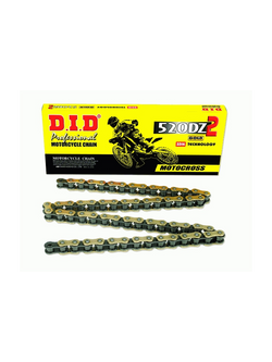 APRILIA RS 125 [06-11] zestaw napędowy DID520 DZ2 G&B (gold&black, łańcuch wzmocniony, bezoringowy) zębatki SUNSTAR
