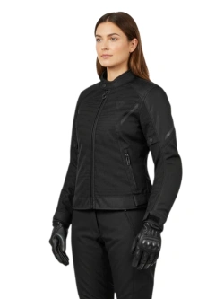 Kurtka motocyklowa damska tekstylna REV’IT! Torque 2 H2O czarna