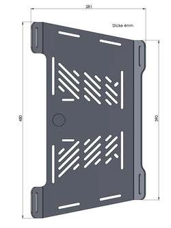 Poszerzenie bagażnika Hepco&Becker BMW R 1250 GS Adventure (18-24)
