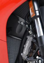 Osłona chłodnicy R&G Racing Ducati (wybrane modele) aluminiowa czarna