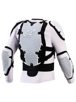 Koszula z ochraniaczami Alpinestars MX Bionic Action V3 biało-czarna