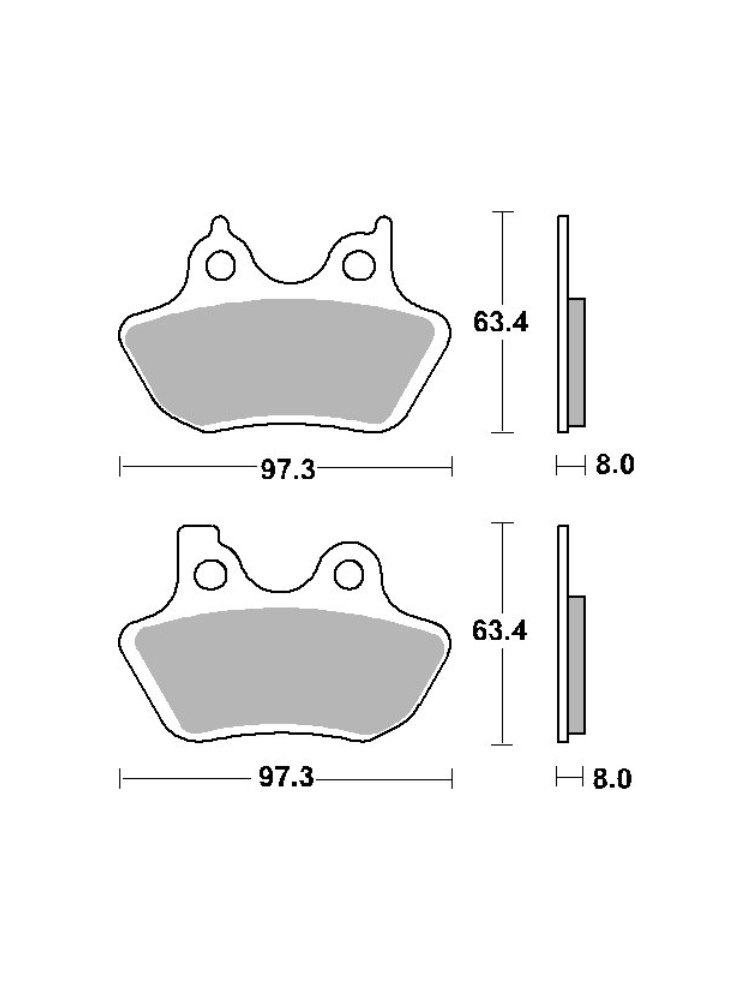 KLOCKI HAMULCOWE SBS 826 H.LS