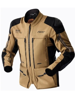 Kurtka motocyklowa tekstylna Rst Pro Series Adventure D3O brązowo-czarna