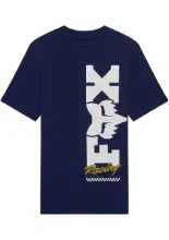 Koszulka dziecięca Fox Checker niebiesko-biały