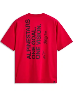 Koszulka z krótkim rękawem Alpinestars Oversized One CSF czerwona