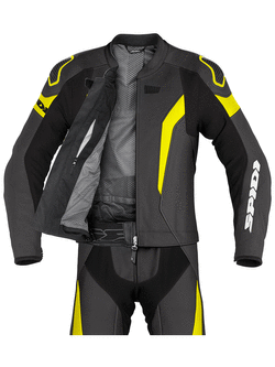 Kombinezon motocyklowy dwuczęściowy Spidi Laser Touring czarno-żółty