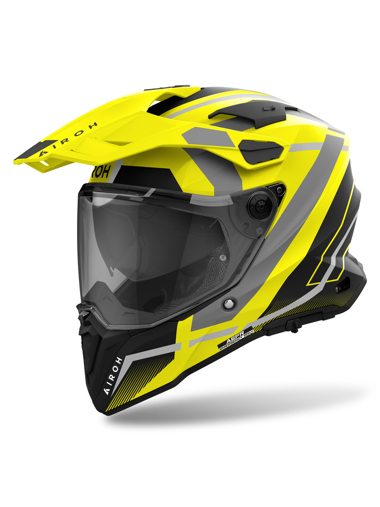 Kask integralny Airoh Commander II Mavick czarno-żółto-szary matowy