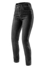 Jeansy motocyklowe damskie Rebelhorn Classic Mono czarne