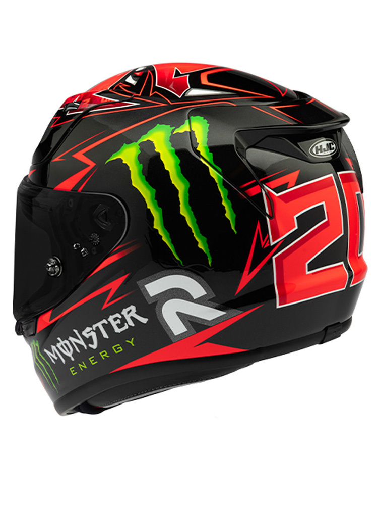 Kask integralny HJC RPHA 12 Quartararo Replica czarno-czerwony