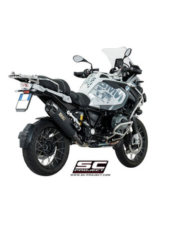 Tłumik SC-Project Oval Black Titanium + Carbon (SLIP ON) - BMW R 1200 GS - ADVENTURE [17-18]