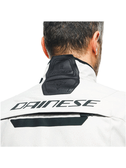 Kurtka motocyklowa tekstylna Dainese Splugen 3L D-Dry biało-czarna