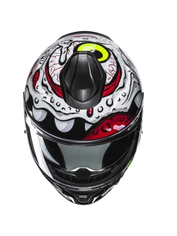 Kask integralny HJC C71 Queeze biało-zielony