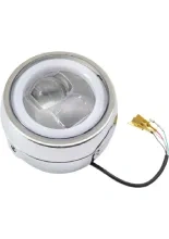 Reflektor przedni Daytona Capsule120 LED chromowany [120mm]