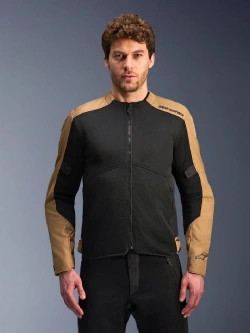 Kurtka motocyklowa tekstylna Alpinestars C-1 Air czarno-brązowa