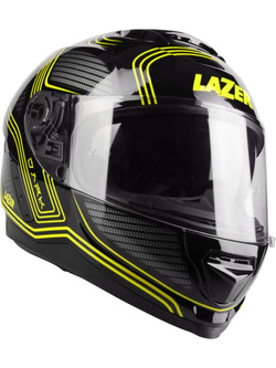 Kask integralny Lazer Rafale Darkside czarno-żółty