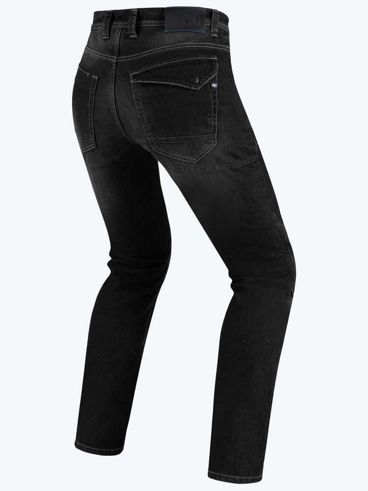 Jeansy motocyklowe PMJ Vegas czarne