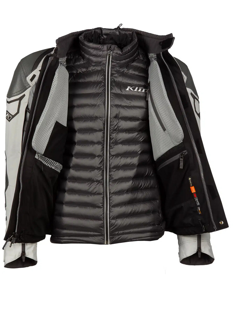 Kurtka motocyklowa tekstylna Klim Kodiak szara