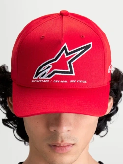 Czapka z daszkiem Alpinestars Lineout czerwona