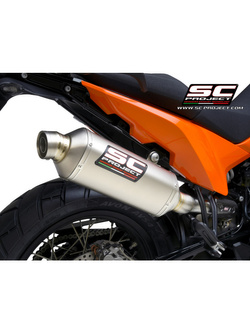 Tłumik SC-Project Rally Raid Titanium (Slip on) - KTM 890 Adventure / A2 [21]