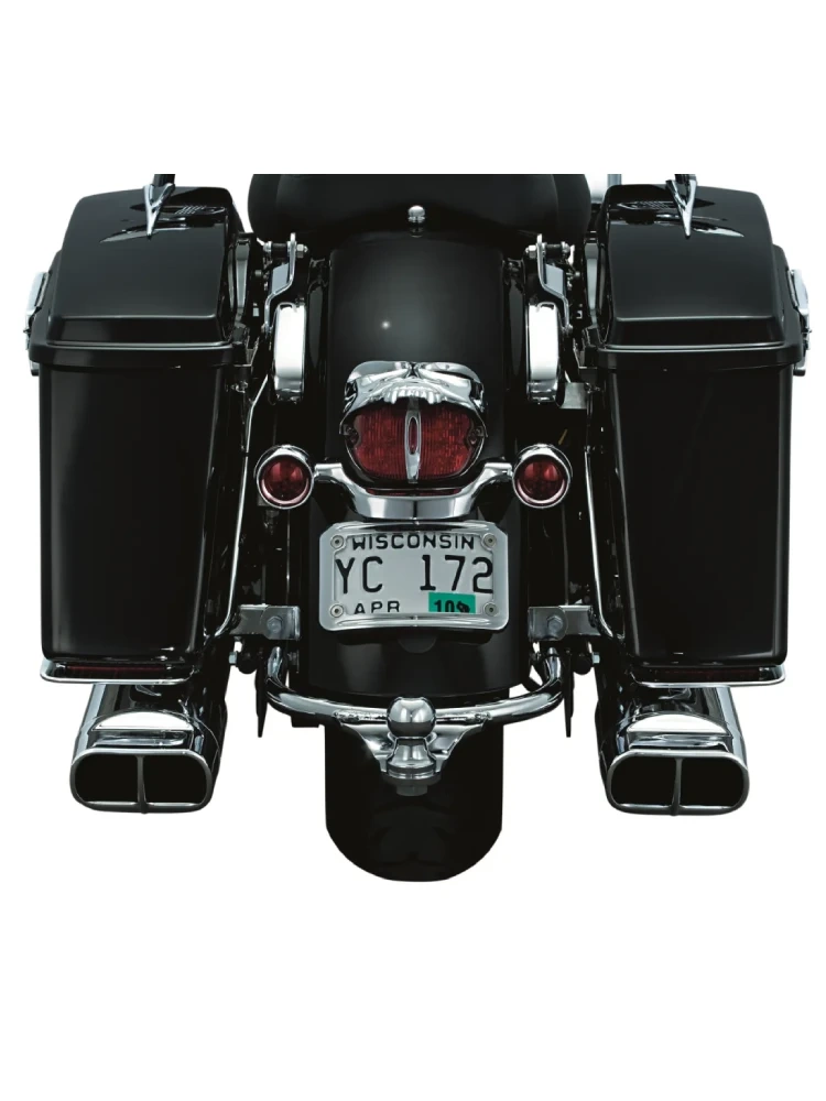 Osłona tylnej lampy Kuryakyn Zombie™ Harley Davidson (wybrane modele) srebrna