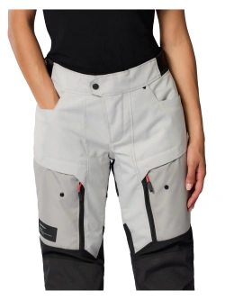 Spodnie motocyklowe damskie tekstylne REV’IT! Outback 5 H2O szaro-czarne