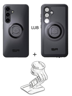 Zestaw do samochodu: etui na telefon Samsung Galaxy S24 + mocowanie SP Connect