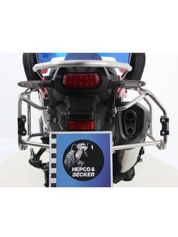 Stelaż kufrów bocznych Hepco&Becker Cutout Xplorer 40/37 Honda CRF 1000 L Africa Twin Adventure Sports/DCT (18-19) stal nierdzewna