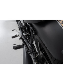 Stelaż boczny SLC SW-Motech Moto Guzzi V9 Roamer/Bobber (15-) [na lewą stronę]