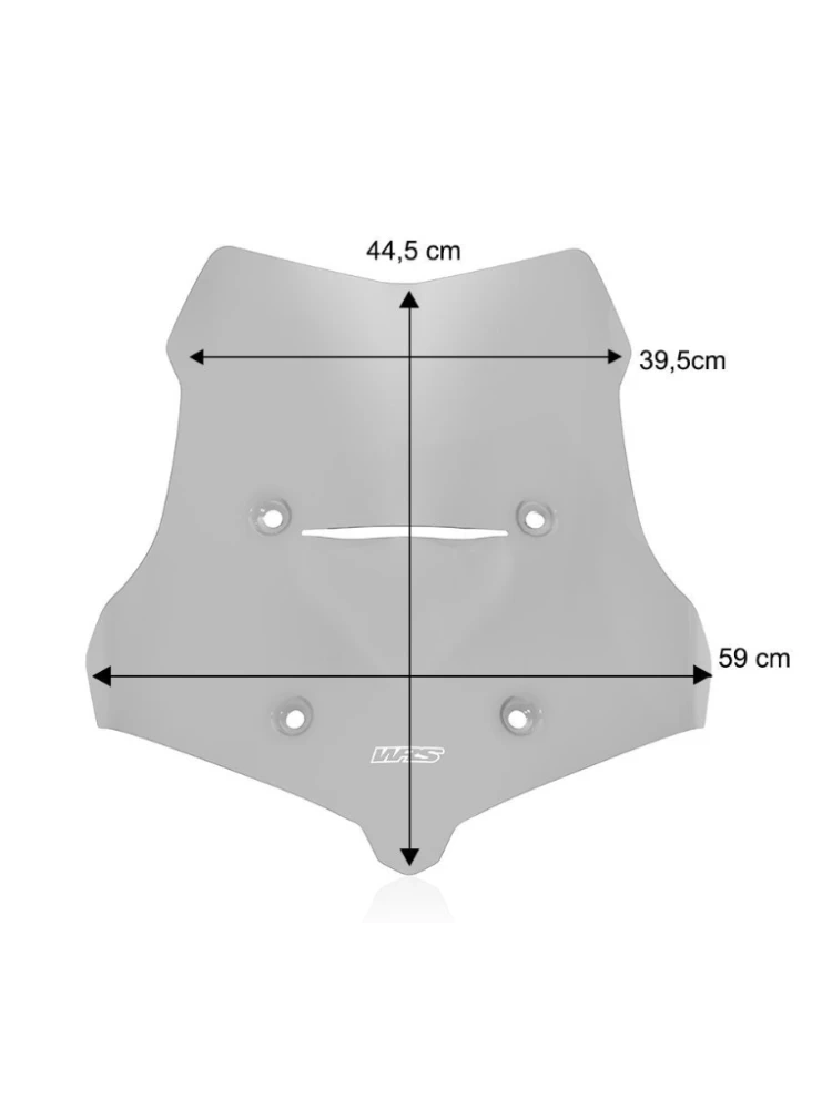 Szyba motocyklowa WRS Touring Voge 525 DSX (23-24) mocno przyciemniana