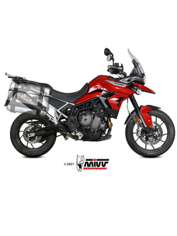 Tłumik motocyklowy Slip-On Line (Oval) MIVV do Triumph Tiger 900 / GT / Pro / Rally (21-) carbon