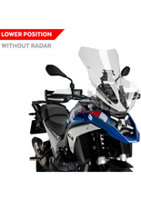 Szyba motocyklowa turystyczna PUIG BMW R 1300 GS (23-) przezroczysta [bez radaru AAC]